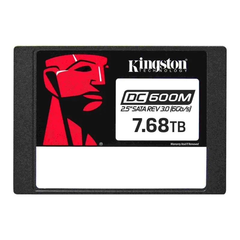 Disco Rígido Kingston DC600M 2.5” SSD 7.68 TB Uso Misto Enterprise SATA 3.0