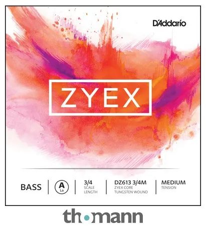 Daddario DZ613-3/4M Zyex Bass A med.