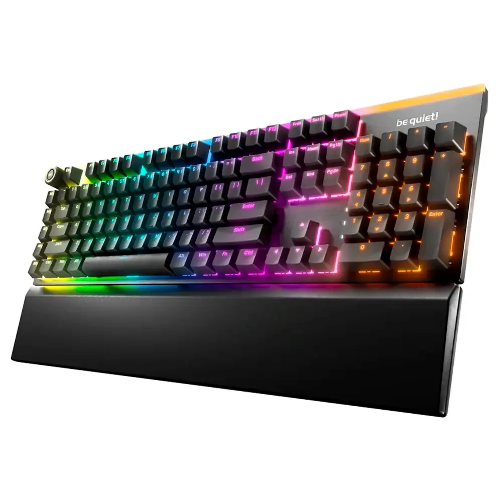 Teclado Mecânico be quiet! Light Mount Silent Tactile Switches US (ANSI) Preto