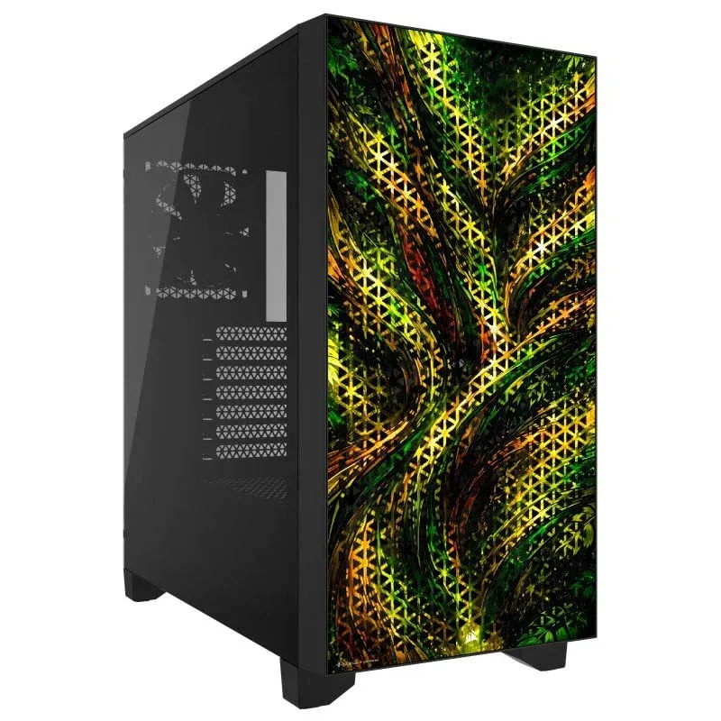 Caixa de Computador Torre ATX Corsair 3000D AIRFLOW Vidro Temperado USB 3.0 Preta Forest Edition