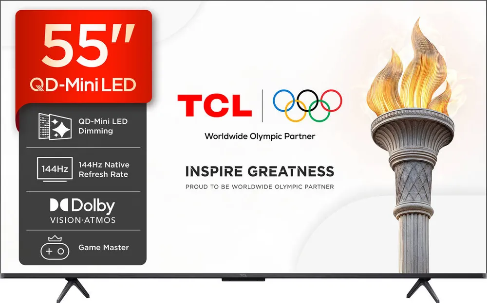 TV TCL 55P8L (MiniLED - 55'' - 140 cm - 4K Ultra HD - Smart TV)