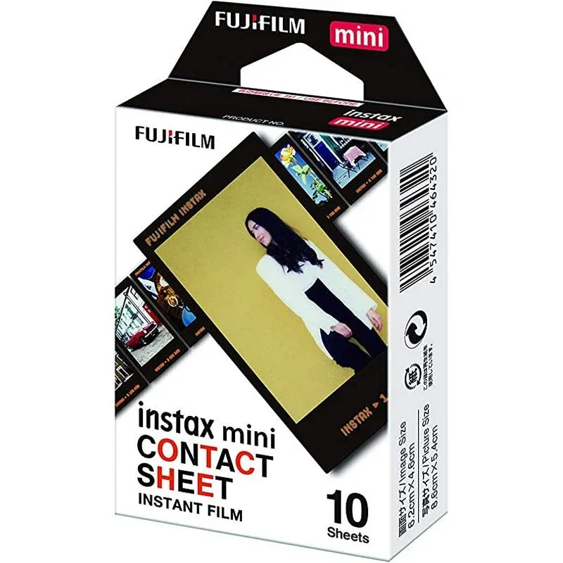 Fujifilm Instant Film Shot Contact Sheet Papel Fotográfico para Câmaras Instax Mini