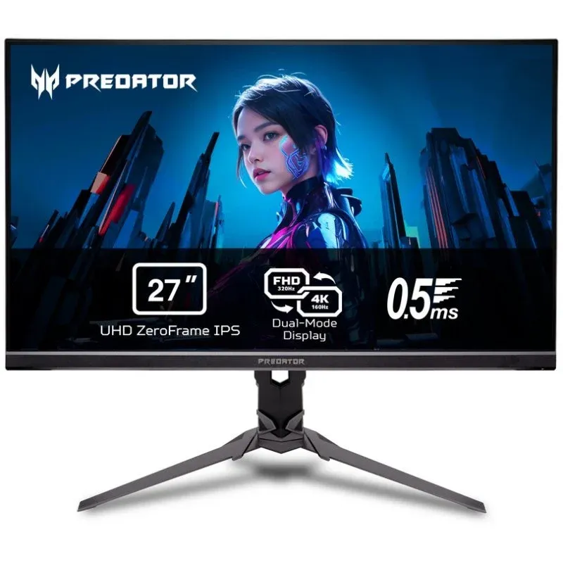 Monitor Acer Predator XB273KV4bmiiprx 27" UltraHD 4K 160Hz IPS 1ms G-SYNC FreeSync HDR10