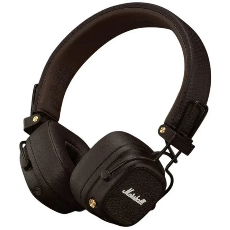 Marshall Major V Auscultadores Sem Fios Bluetooth com 100h de Autonomia Castanhos