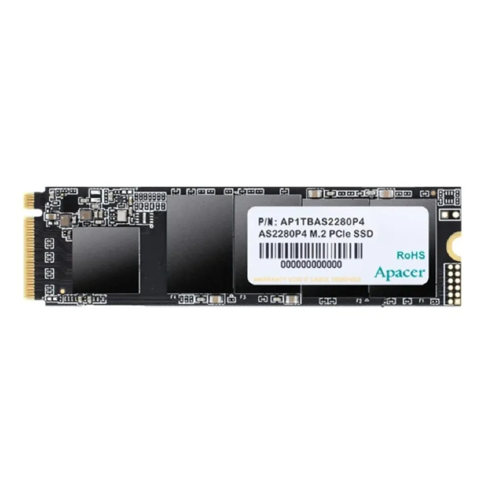 Disco SSD Apacer AS2280P4 1TB M.2 2280 PCIe Preto