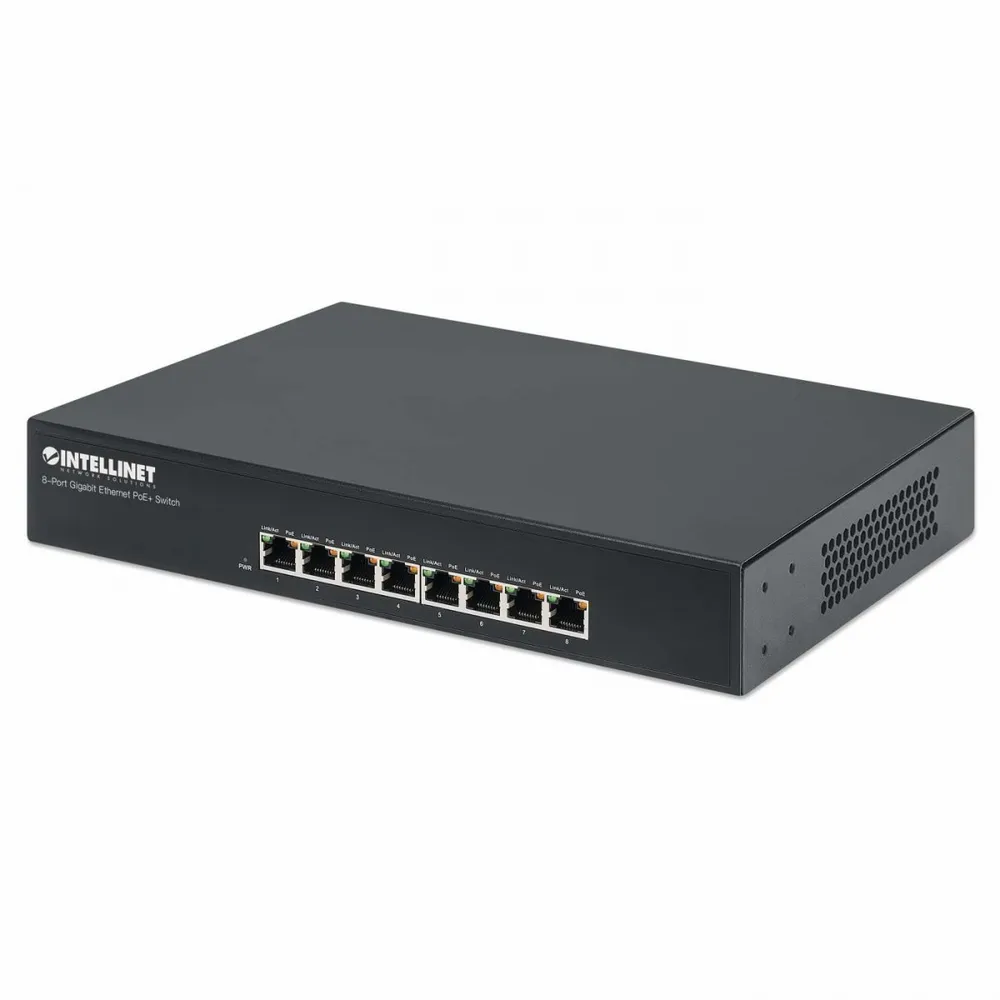 8-Port Gigabit Ethernet PoE+ Switch - 8 x PoE ports - IEEE 560641