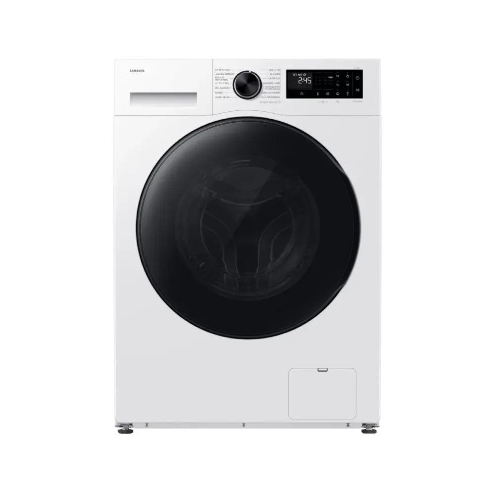 Maquina de Lavar e Secar Roupa Samsung AI Eco Bubble 9Kg/6Kg 1400RPM Branca WD90HG5U34BEEP