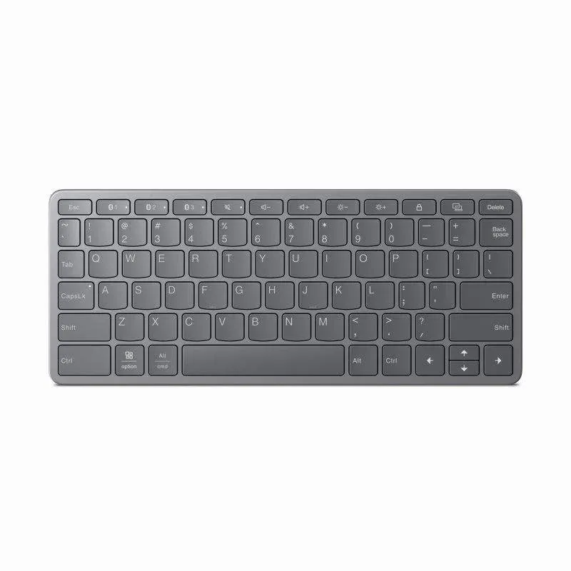Teclado Lenovo KB331U AZERTY Francês Cinzento Lua USB Tipo-C Bluetooth