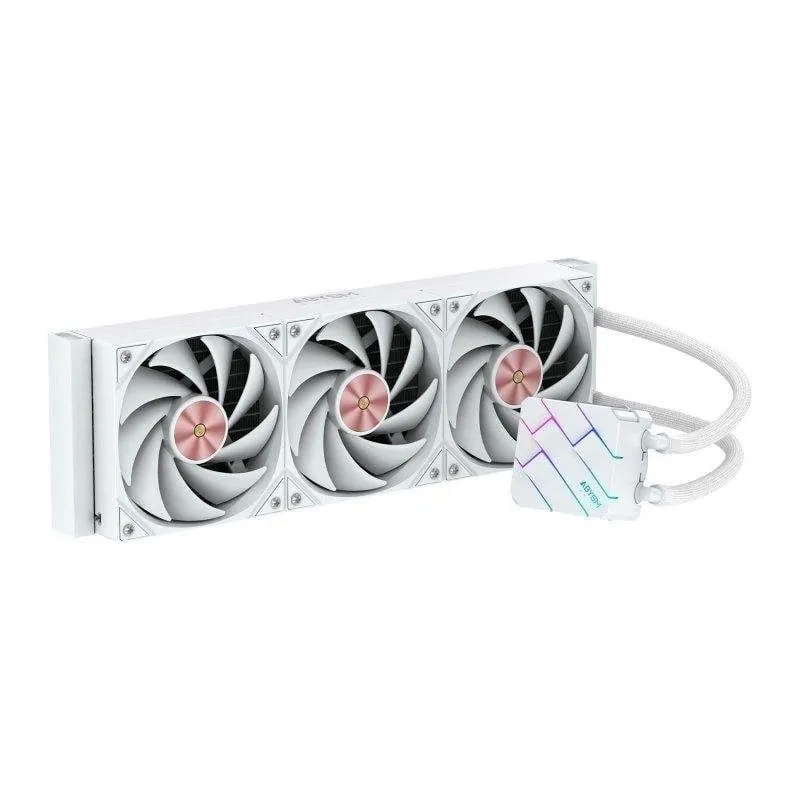Refrigeración Líquida Abysm Oceanic Tide 360mm 3 Ventoinhas ARGB Branca