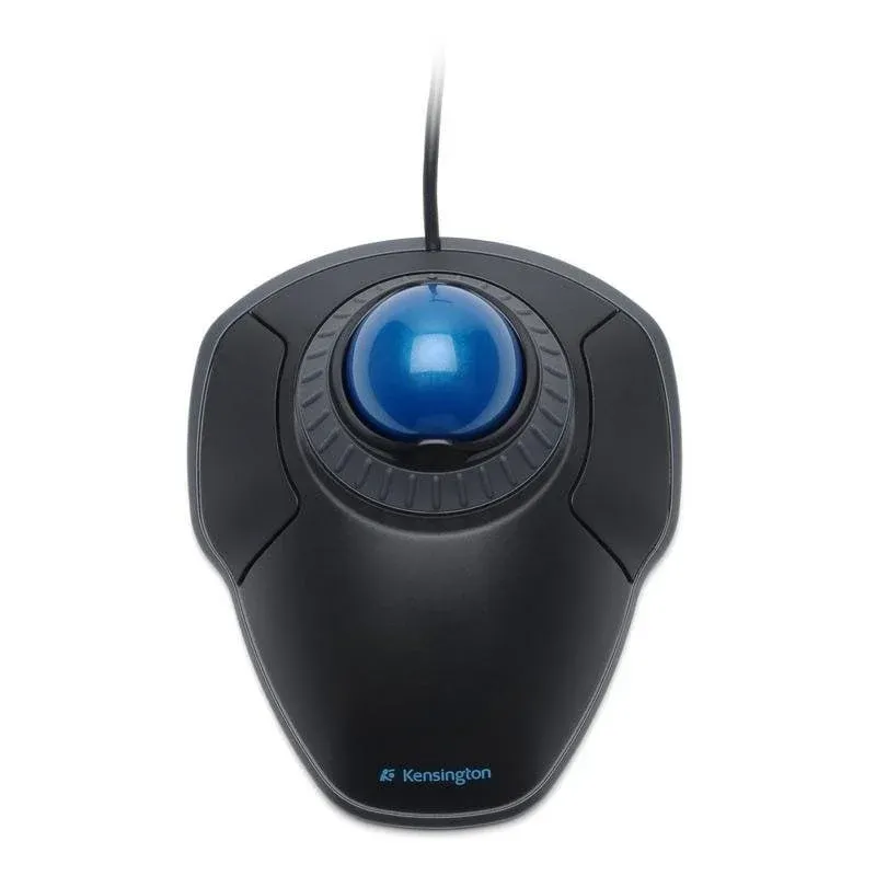 Rato Kensington Orbit Trackball USB Óptico Ambidestro Preto Anel Scroll