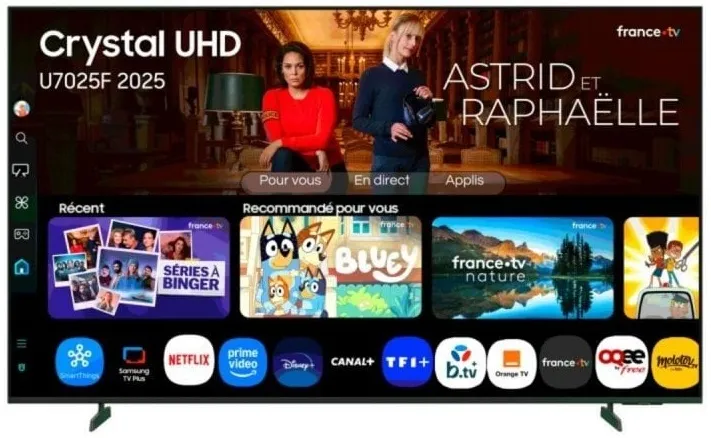 Smart TV LED 50 TU50U7025FK 4K Ultra HD (Preto) - SAMSUNG