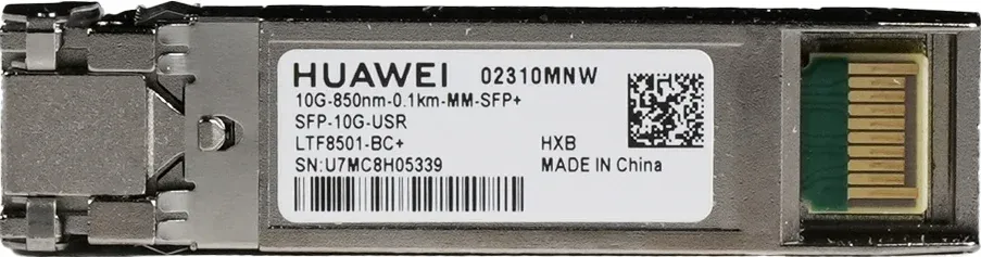 Placa de rede de fibra ótica HUAWEI eKit SFP-10G-USR SFP+ 10 Gbps LC 100 m 850 nm metálica