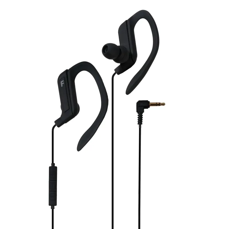 Auriculares desportivos in ear stéreo com gancho de suspensão