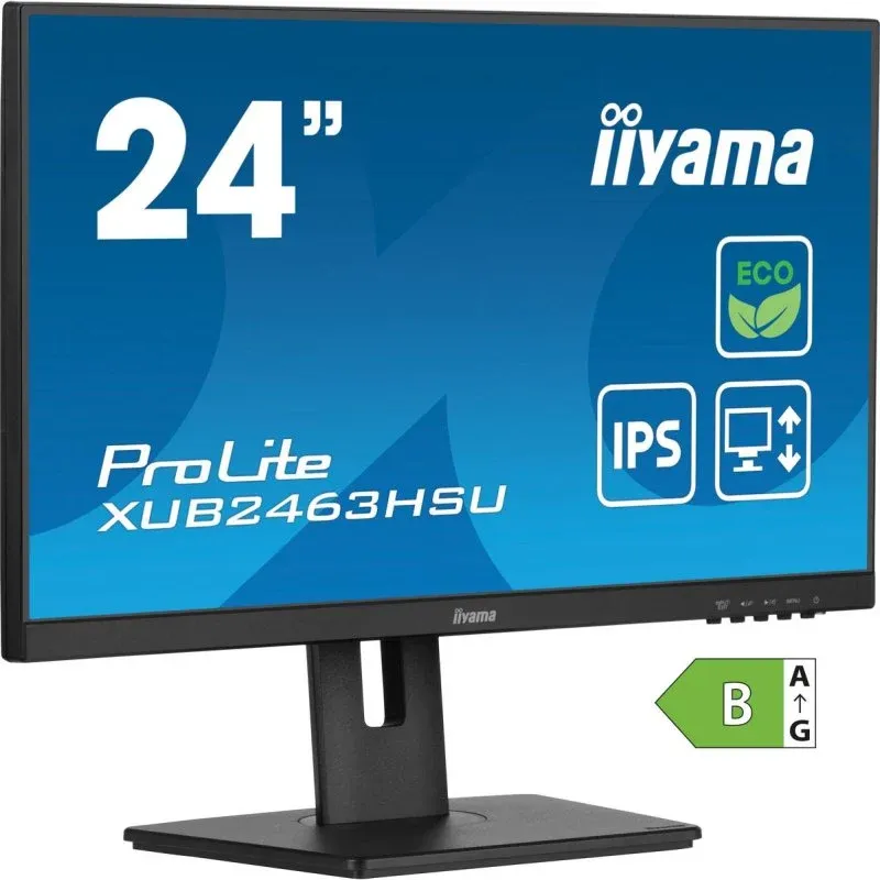 Monitor iiyama ProLite XUB2463HSU-B1 23.8" FullHD 100Hz IPS Altura Ajustável FreeSync