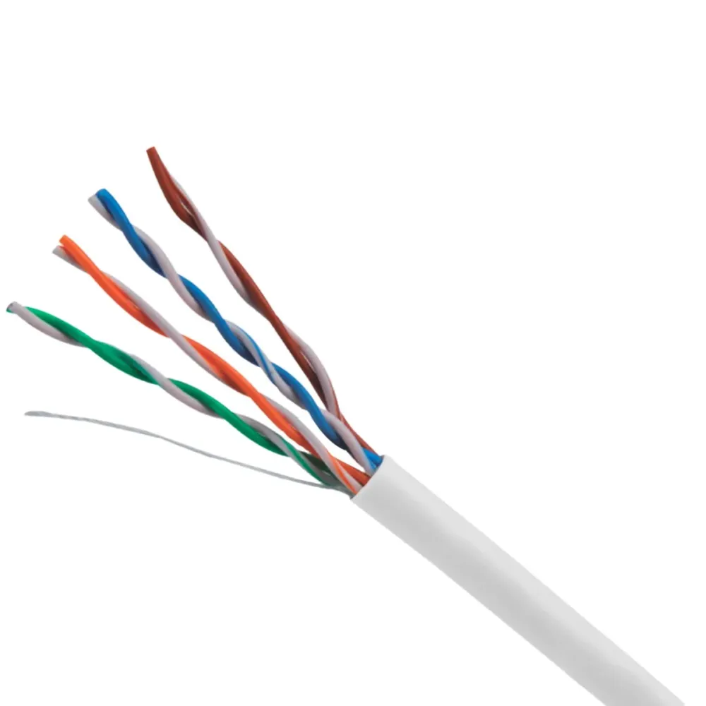 Cabo de Rede Uniview UTP de Cat5E - UV-UTP5E-300-BC24AWG-DCA-B-W