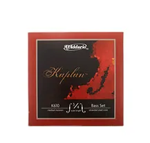 Jogo Cordas Contrabaixo 3/4 D'Addario Kaplan Solo KS610 Medium tension