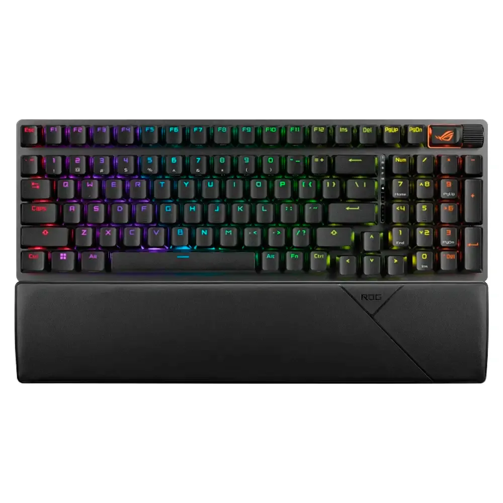 Teclado Mecânico Asus ROG Strix Scope II 96 RGB Wireless/Bluetooth Switch ROG NX (US) Preto