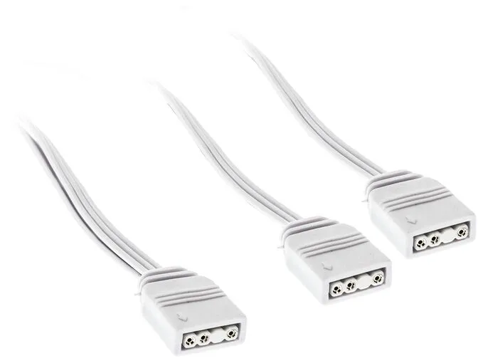 Cabo Splitter Kolink 1-2 ARGB 30cm Branco