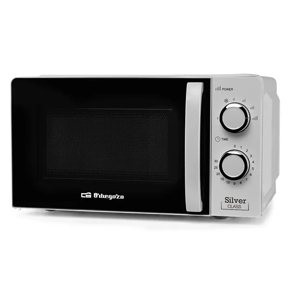 HORNO MICROONDAS SIN GRILL ORBEGOZO MI2118 20 LITROS SILVER