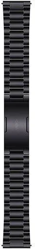 Watch Triple-mesh Chain Matte Black Stainless Steel Strap