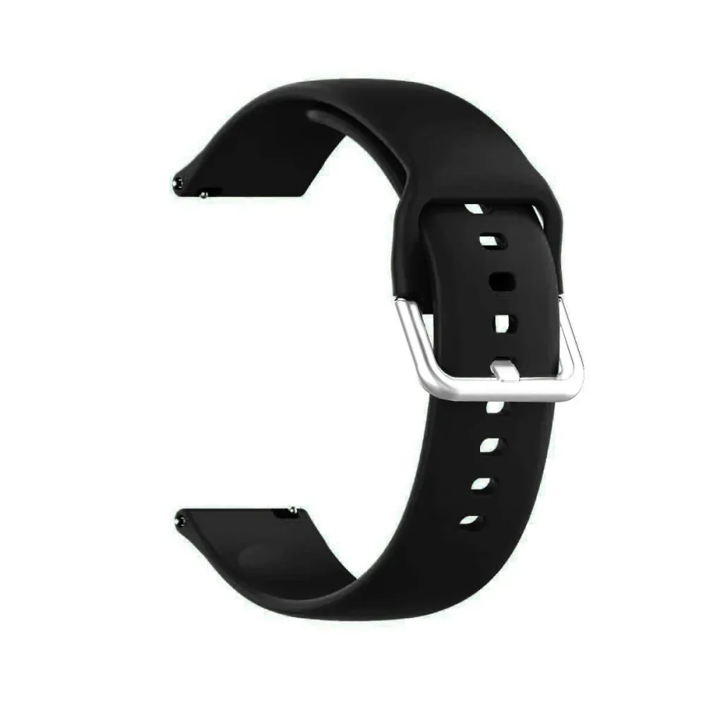 Bracelete Silicone Universal 22mm Preta