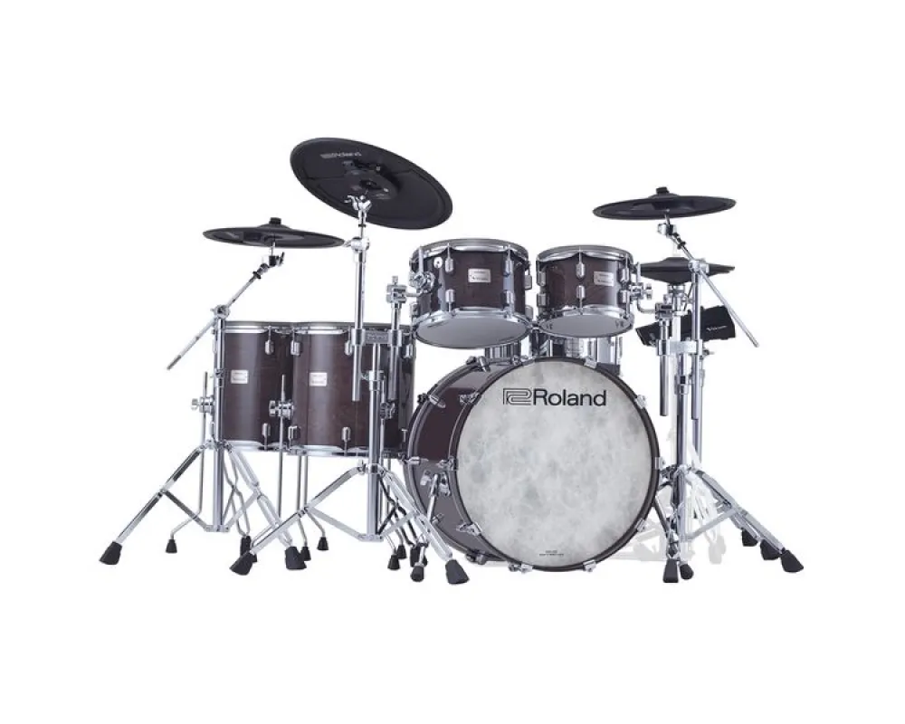 Roland VAD716 GE V-Drums Acoustic Design Drum Kit, Gloss Ebony