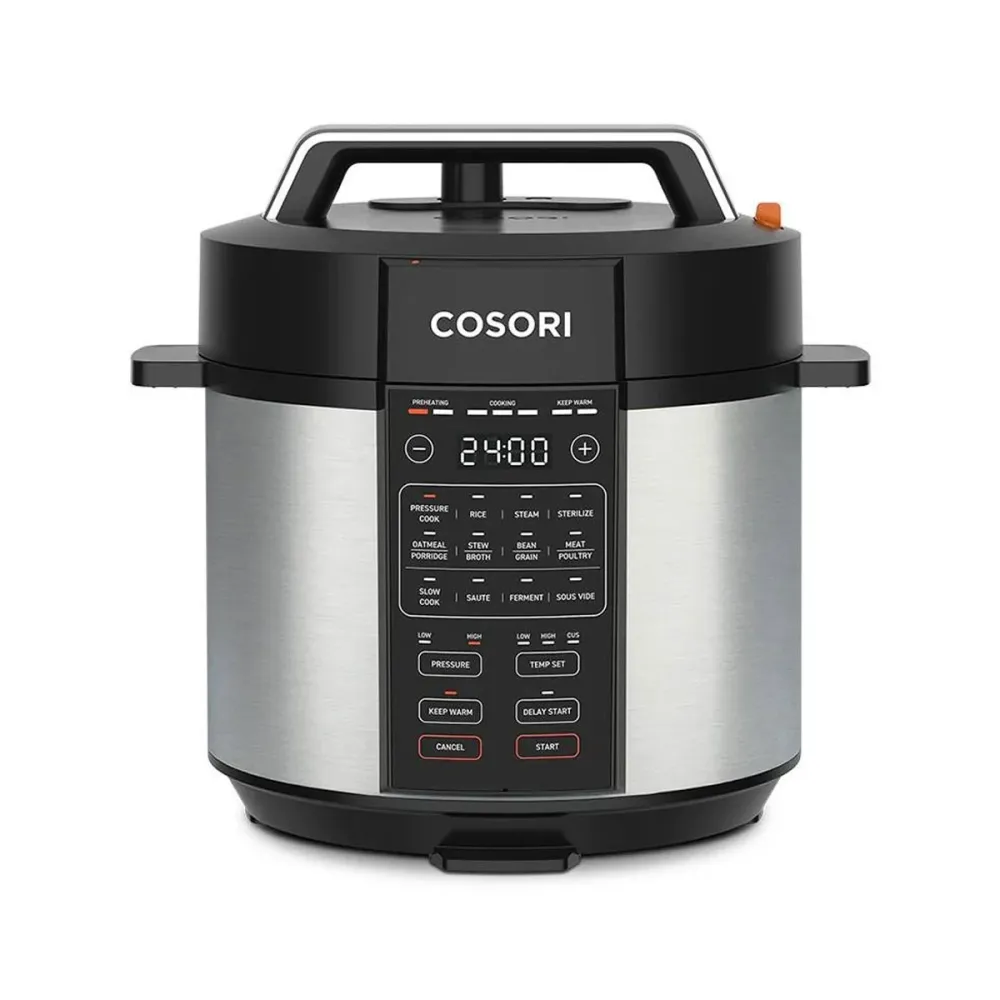 Panela Pressão Elétrica Multifunções Cosori Chef Edition 5.7L 1000W Prateada
