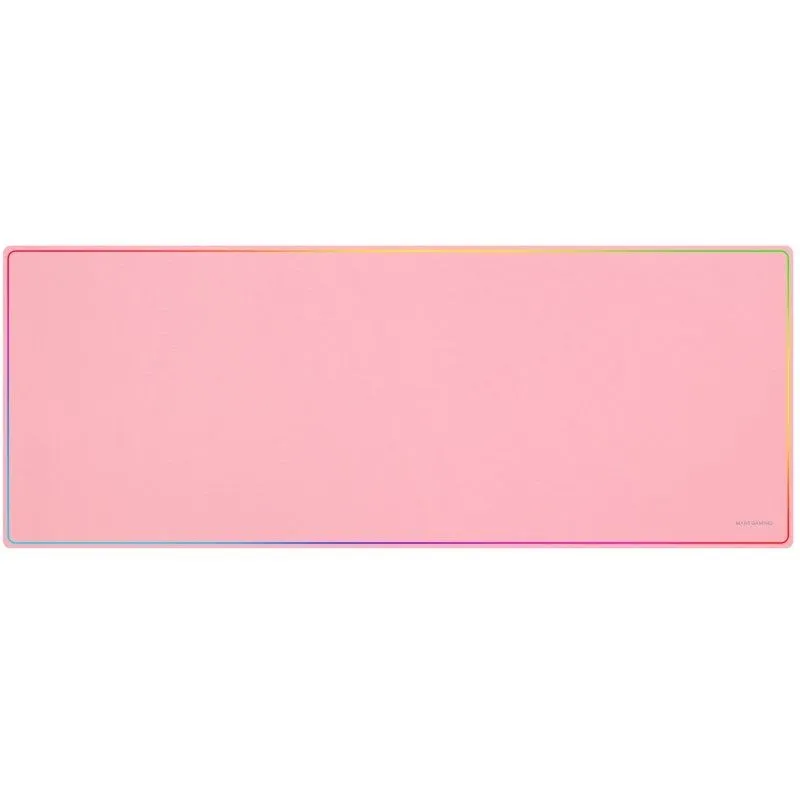 Tapete de Rato (Mousepad) Mars Gaming MMP224 Rainbow Line Edge Design XXL Rosa