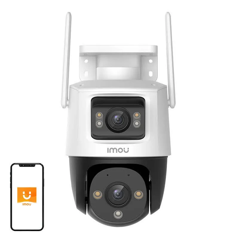 Câmara de Vigilância IP Exterior WiFi Cruiser Dual 8MP (Branco) - IMOU