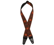 Correia guitarra Fender Pasadena Woven Strap Orange Wallflower
