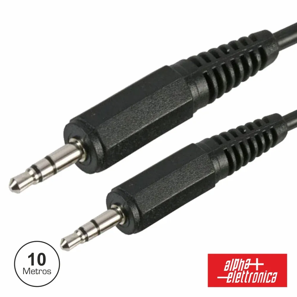 Cabo Jack 3.5mm Macho / Jack 3.5mm Macho 10m St