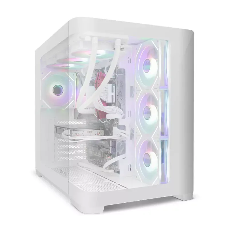 Caixa ATX Zolyd Krytera ARGB Vidro Temperado Branca