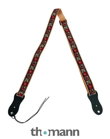 Minotaur Floral RedRibbon Ukulele Strap