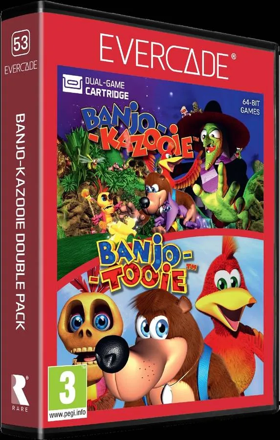 Pré-venda Jogo Blaze Evercade Banjo-Kazooie: Double Pack