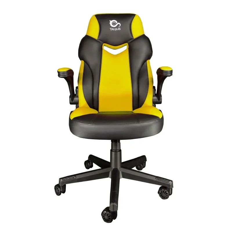 Talius Crab Cadeira Gaming com Braços Rebatíveis em Nylon Amarela