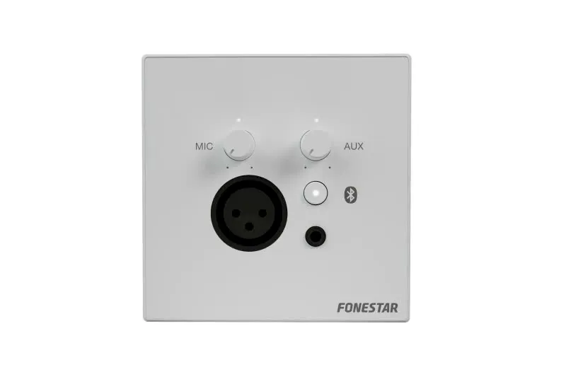 Mixer de Áudio de Parede Branco
