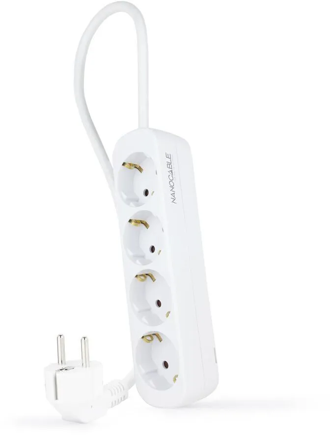 Régua Nanocable 4 Tomadas 1.4 M Branco