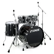Bateria Sonor AQ1 Studio Set Preto Piano