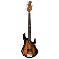 Sterling by MusicMan Stingray 5 RAY35 Spalted Maple 3-Tone Sunburst