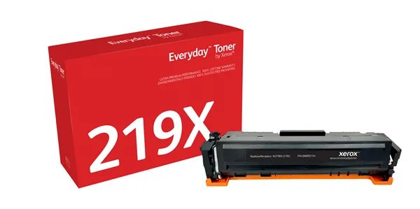 XEROX Everyday Black Toner para HP 219X (W2190X), High Capacity