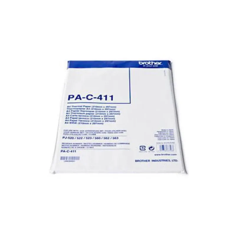 Pacote de 100 Folhas de papel térmico A4 p/ PJ- 622/623/662/663