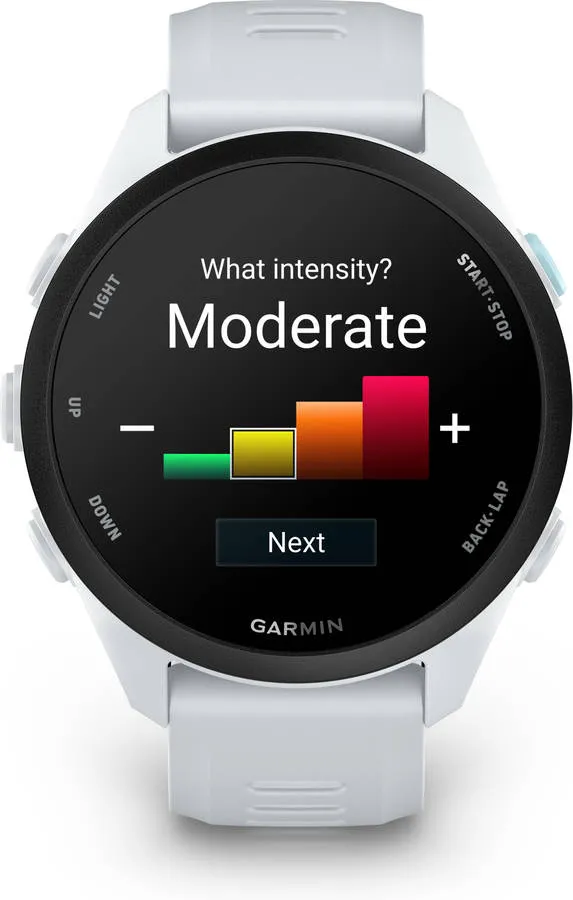Smartwatch GARMIN Forerunner 70 (1.3'' - Bluetooth -Autonomia: Até 13 dias - Branco)