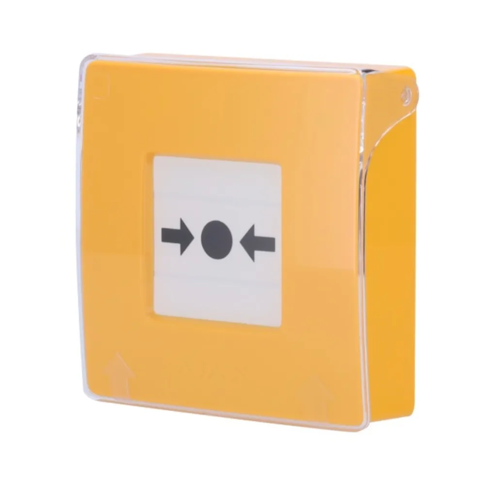 Botão de alarme Ajax ManualCallpoint Jeweller Amarelo