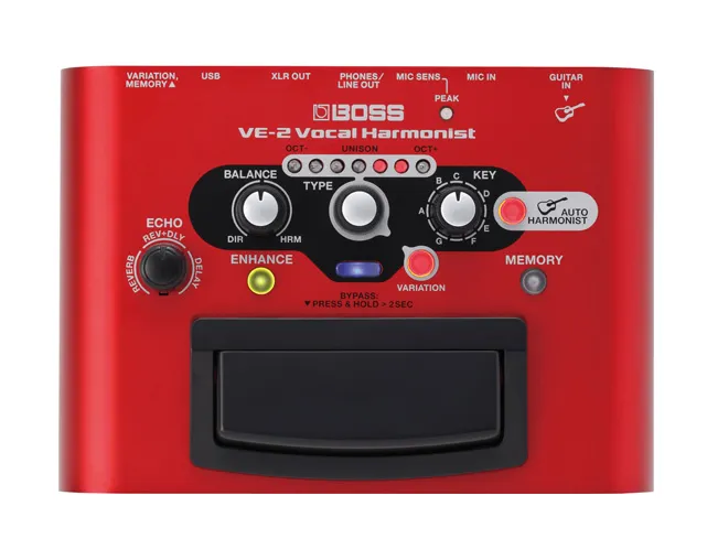 Harmonizador Vocal Boss VE2