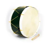 Bombo Tradicional Adamastor PLX18 Verde/Aro Branco 45cm