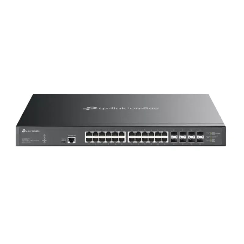 TP-LINK SX3832MPP Omada 32-Port 10GE L2+ Managed Switch 24x 10G RJ45 PoE++ Ports 8x 10G SFP+ Slots
