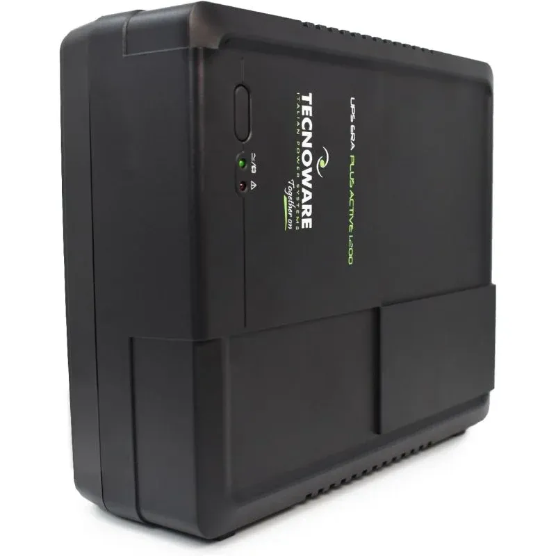 SAI Tecnoware ERA PLUS ACTIVE 1200 UPS 1200VA Bateria de Chumbo Ácido 10-30 Minutos AVR Plus Software de Gestão