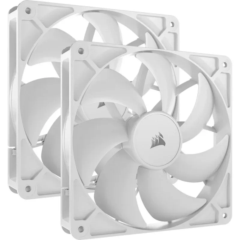 Double Pack Ventoinha Corsair RS140 PWM Suplementar 140mm Branca