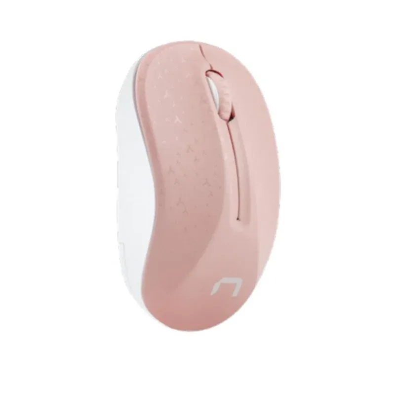 NATEC NMY-1652 Rato Sem Fios 1600 DPI Ambidestro Rosa/Branco