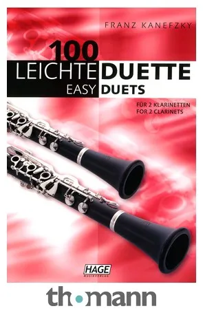 Hage Musikverlag 100 Leichte Duette Klarinette